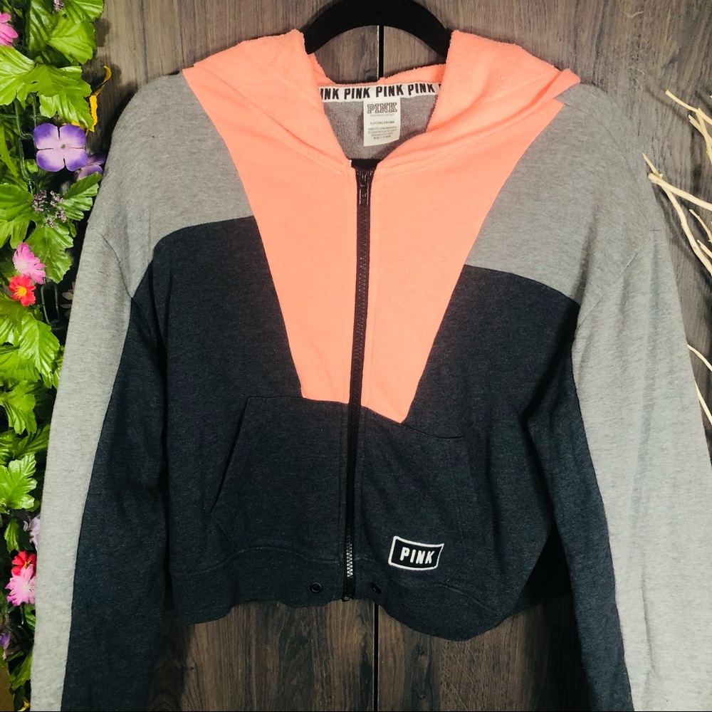 ^💙2/$40💙PINK Victoria Secret Zip Up Sweater Small - Picture 6 of 15